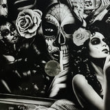 LARGE DAY OF THE DEAD GANGSTER STYLE