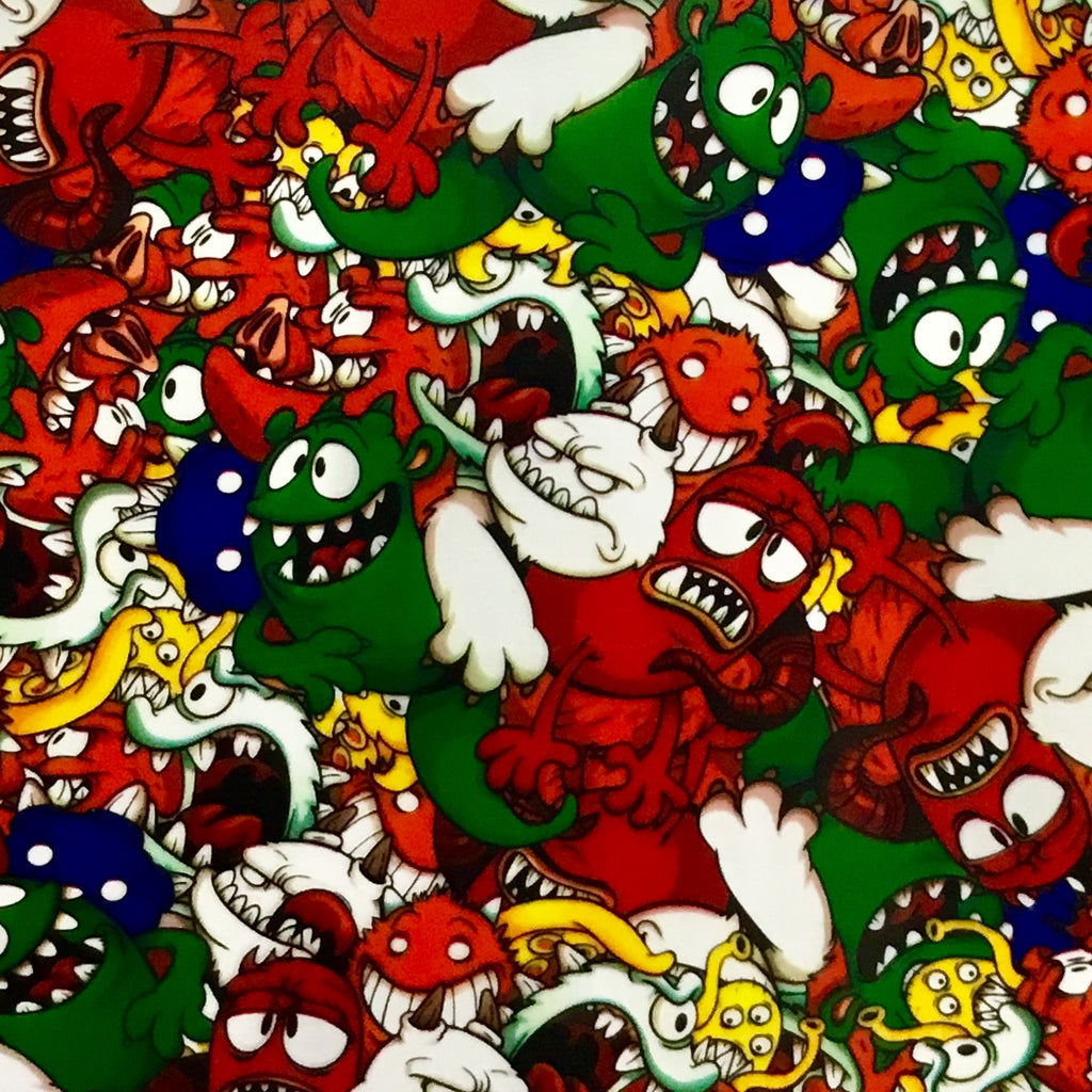 MONSTER MASH STICKER BOMB HYDROGRAPHIC FILM – Dip Pros