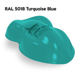 DIP BITE HYDROGRAPHIC PAINT RAL 5018 TURQUOISE BLUE