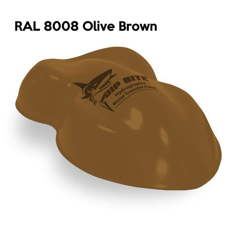 DIP BITE HYDROGRAPHIC PAINT RAL 8008 OLIVE BROWN